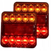 Lampy do przyczepki przyczepki LED 12V diodowe zespolone z przewodem x 2 sz