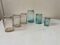 НАБОР СТАРЫХ АПТЕЧНЫХ БАНОК