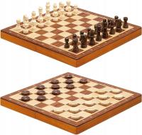 2 w 1 szachy i gra w warcaby szachownica składana zapięciem magnetycznym