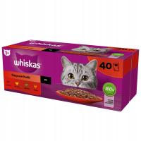 WHISKAS SOS KLASYCZNE POSIŁKI MIX SMAKÓW 40X85G