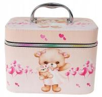 Kuferek M z lusterkiem na zamek 21x14x11,5cm