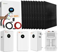 Солнечные панели 4кв склад LifePO4 5kwh GROWATT 6000w OFF-Grid