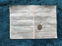 Kolekcjonerski dowód rejestracyjny Ursus C 330 1976