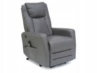 Кресло для отдыха Adonis серый синтетическая кожа