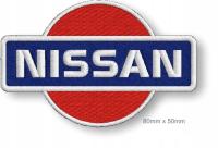 Патч термо-NISSAN 80 мм x 50 мм вышивка тюнинг