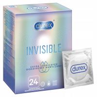 Durex презервативы невидимые супер тонкие дополнительно увлажненные 24 шт.