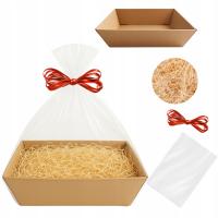 GOTOWY ZESTAW PREZENTOWY Pusty Kosz Prezentowy URODZINY BOŻE NARODZENIE