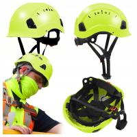 Рабочий шлем промышленный защитный шлем вентилируемый строительный BHP ABS HiVis