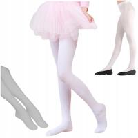 Rajstopy Białe Rajtki rozmiar 140 146 152 rajtuzy gładkie Wygodne