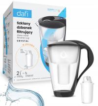 Dzbanek filtrujący szklany Dafi Crystal LED + 1 filtr Classic