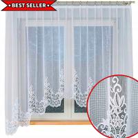 FIRANKA GOTOWA BERA FIRANA ŻAKARD KRÓTKA W ŁUKU DO KUCHNI POKOJU 300x180