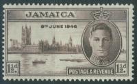 Jamaica 1 1/2 d. - 8 june 1946