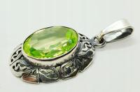 Wyjątkowy ręcznie wypiłowany wisiorek vintage