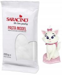 Сахарная помадка SARACINO белая 250 г пластичная глазурь для моделирования фигурок