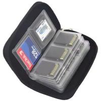 Чехол-органайзер для карт памяти SD microSD CF Compact Flash Black