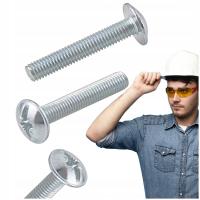 WKRĘT METRYCZNY ŚRUBA MEBLOWA PODKŁADKOWA M4x40 GNIAZDO KRZYŻAKOWE 50szt