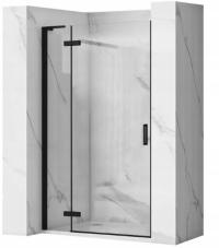 Drzwi Prysznicowe 100 Czarne Rea Hugo Uchyne 6mm