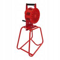 SYRENA AWARYJNA Z KORBĄ RĘCZNĄ, ALARM RĘCZNY ZE STOPU ALUMINIUM - CZERWONY