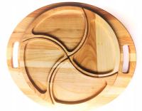 Deska drewniana do serwowania przekąsek ,wędlin i serów.