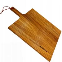 Большая деревянная разделочная доска из дуба 50X30X2CM с красивой ручкой