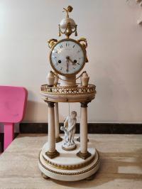 Колонные каминные часы Франция XVIII в