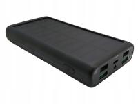 Powerbank Solarny HETP HX200K3 24800 mAh czarny