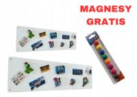 Магнитная доска для заметок, 2 шт., металлический органайзер 80 X 25 см