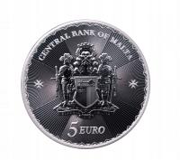 Malta 5 euro 2024 r 1 Oz 999.9