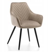 МЯГКИЙ ВЕЛЮР СТУЛ ДЛЯ ГОСТИНОЙ СТОЛОВОЙ СОВРЕМЕННЫЙ ГЛАМУР VASTO