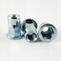 Заклепочная гайка M8 шестигранная с плоским фланцем 100 шт.