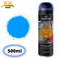 Farba Spray Geodezyjny SOPPEC FLUO TP niebieska