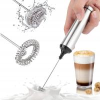 Ручной вспениватель молока кофе взбиватель мини-миксер 2в1 нержавеющая сталь