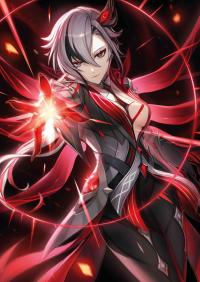 Plakat A3 Genshin Impact Anime Gra Arlecchino