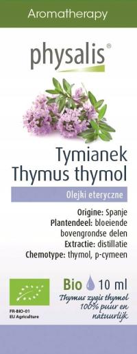 Эфирное масло тимьяна Thymus ZYGIS THYMOL BIO 10 мл-PHYSALIS