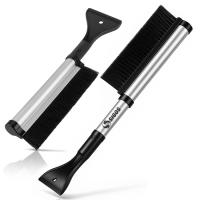 Skrobaczka szczotka do odśnieżania szyb auta teleskopowa 62 cm