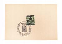 KARTKA POCZTOWA - STEMPEL RADOM 1940