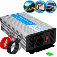 Extralink OPIM-1500W Przetwornica napięcia samochodowa 12V, 1500W modyfikow