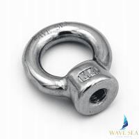 Nakrętka oczkowa M4 pierścieniowa wydłużony gwint inox ucho nierdzewne A2