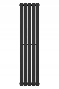 Grzejnik panelowy pionowy Julia 1600x390 czarny, wersja pojedyncza