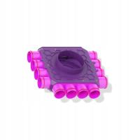 Rozdzielacz kątowy jednorzędowy 12-75-200 (4+4+4+0) MAX-VENT