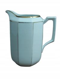 Mlecznik art deco Śląsk Niemcy lata 30-te XX wieku porcelana ośmiokątna