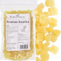 ANANAS SUSZONY KANDYZOWANY 500g KOSTKA PRZEKĄSKA W KOSTCE | KUCHNIA ZDROWIA