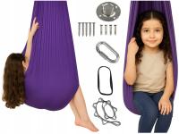 HAMAK SENSORYCZNY DZIECI HUŚTAWKA TERAPEUTYCZNA AKROBATYCZNA CHUSTA PREMIUM