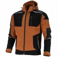 LAHTI PRO РАБОЧАЯ ТОЛСТОВКА С КАПЮШОНОМ STRETCH КОРИЧНЕВО-ЧЕРНАЯ, 