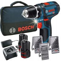 BOSCH GSR 12V-15 отвертка 2 * Аку GBA 12V 2.0 Ah сумка биты сверла зарядное устройство