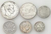 Europa. Zestaw srebrnych monet – 6 sztuk