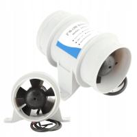 WENTYLATOR KANAŁOWY WYCIĄGOWY PROSTY DO ŁODZI ODPORNY NA KOROZJĘ 12V