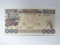 [B3447] Gwinea 100 franków 2015 r. UNC