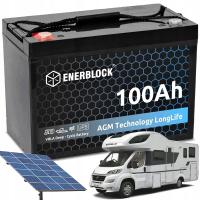 AKUMULATOR AGM 12V 100AH ENERBLOCK DEEP-CYCLE LGB12-100