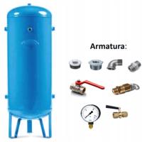 ZBIORNIK SPRĘŻONEGO POWIETRZA 270L 11BAR WŁOSKI DO KOMPRESORA + ARMATURA